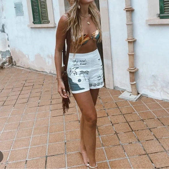 Maurie & Eve Sky Minded Shirt Mini Dress & Shorts Set - Picture 3 of 13